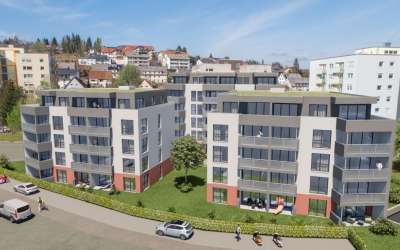 Blühende Aussichten vom Eigenheim - 3 Zimmer Neubauwohnung mit Balkon