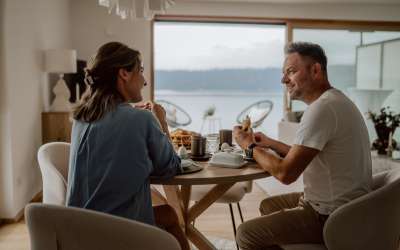 5,5 Zimmer Maisonette-Wohnung mit 2 Balkonen mit Berg-/ und Seesicht in Sipplingen