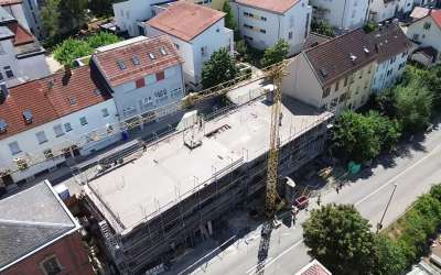 3-Zimmer-Neubauwohnung im Erdgeschoss mit Balkon